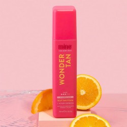 Minetan Wonder Tan Self Tan Foam - Savaiminio įdegio putos su drėkinamuoju ir senėjimą stabdančiu