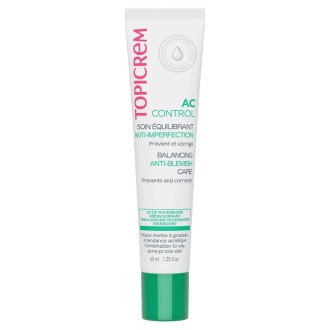 Topicrem AC Control Balancing Anti-Blemish Care - koncentruota priemonė nuo odos netobulumų, 40 ml