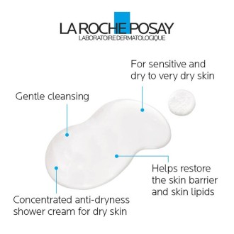 La Roche-Posay Lipikar Surgras Shower Gel - dušo želė labai sausai ir jautriai odai, 750 ml 2