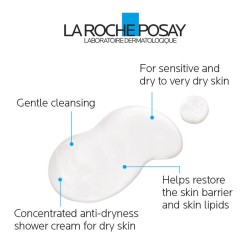 La Roche-Posay Lipikar Surgras Shower Gel - dušo želė labai sausai ir jautriai odai, 750 ml