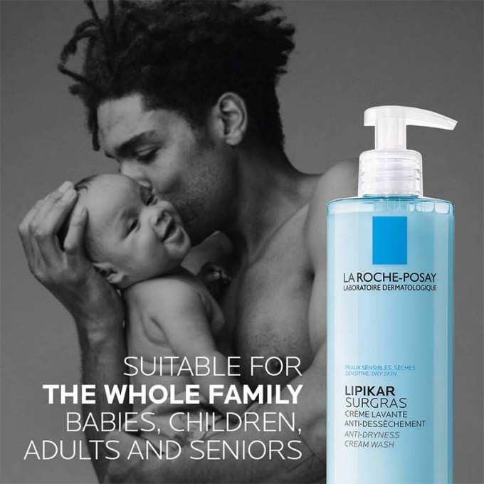 La Roche-Posay Lipikar Surgras Shower Gel - dušo želė labai sausai ir jautriai odai, 750 ml