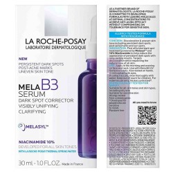 La Roche-Posay Mela B3 Serum - koncentruotas serumas nuo hiperpigmentacijos, 30 ml