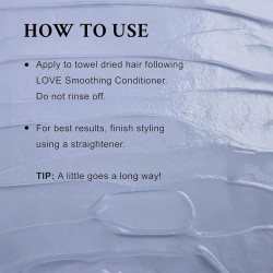 Davines LOVE Hair Smoother - plaukų priežiūros priemonės plaukams glotninti, 150 ml