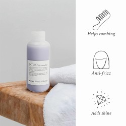 Davines LOVE Hair Smoother - plaukų priežiūros priemonės plaukams glotninti, 150 ml