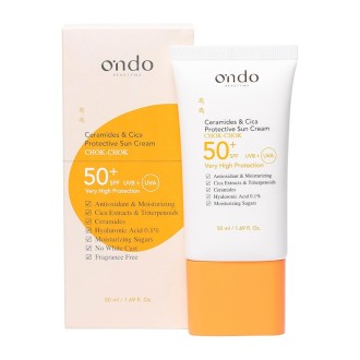 Ondo Beauty 36.5 CHOK-CHOK Ceramides & Cica Protective Sun Cream SPF 50+ - apsauginis kremas nuo 2