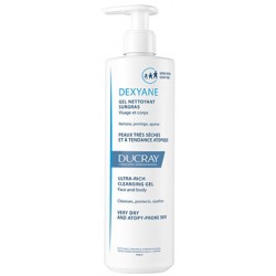 Ducray Dexyane Ultra-Rich Cleansing Gel - maitinamasis prausimosi gelis, 400 ml