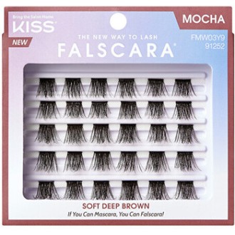 Kiss My Face Falscara Multi Wisps Mocha Lashes - Dirbtinės blakstienos ( 24 vnt. 