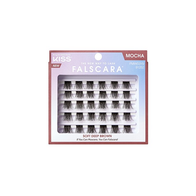 Kiss My Face Falscara Multi Wisps Mocha Lashes - Dirbtinės blakstienos ( 24 vnt. 