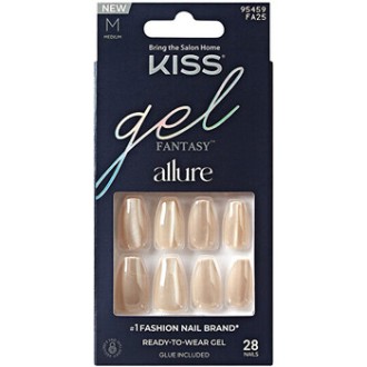 Kiss My Face Gel Fantasy Allure MoonBeam Nails - Geliniai nagai ( 28 vnt. 