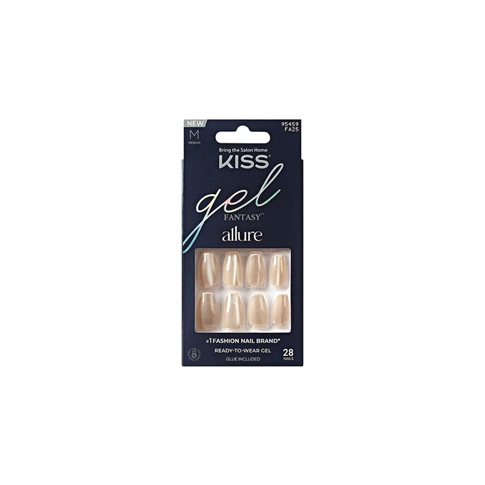 Kiss My Face Gel Fantasy Allure MoonBeam Nails - Geliniai nagai ( 28 vnt. 