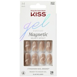 Kiss My Face Gel Fantasy Magnetic Drama Nails - Geliniai nagai 28 vnt.