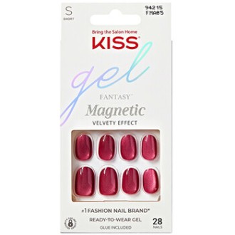 Kiss My Face Gel Fantasy Magnetic Set Us Free Nails - Geliniai nagai ( 28 vnt. 