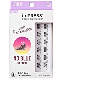 Kiss My Face imPRESS 09 Edgy Wispy - Priklijuojamos dirbtinės blakstienos