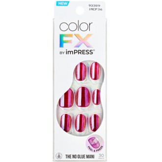 Kiss My Face imPRESS Color FX Around You Nails - Lipnūs nagai ( 30 vnt. 
