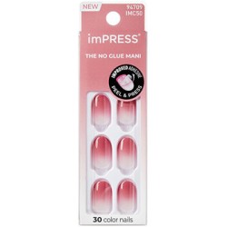 Kiss My Face imPRESS Color Nails Beat The Heat Nails - Lipnūs nagai ( 30 vnt. 