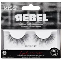 Kiss My Face Lash Couture Rebel Collection 01 Downtown Girl - Dirbtinės blakstienos