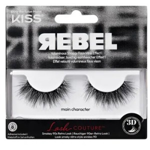 Kiss My Face Lash Couture Rebel Collection 02 Main Character - Dirbtinės blakstienos