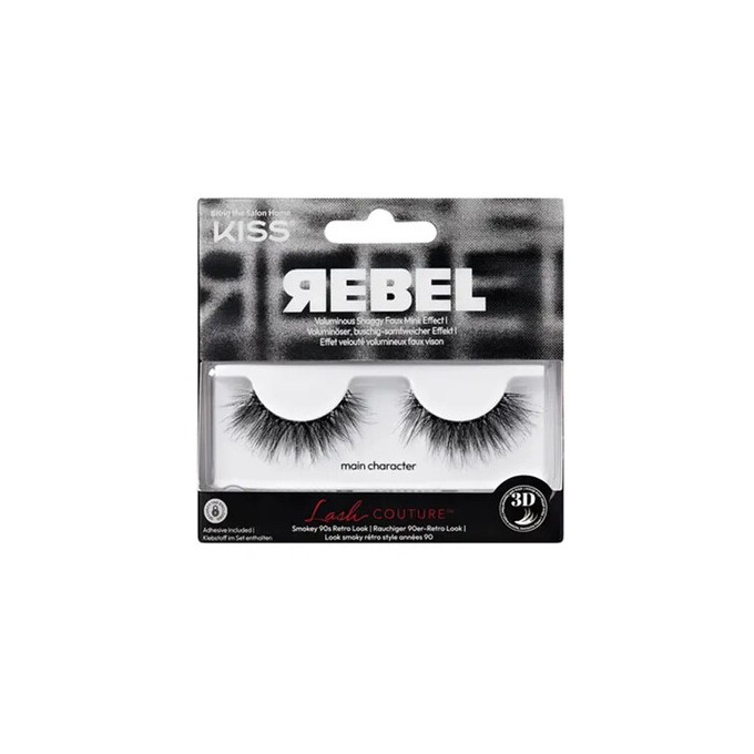 Kiss My Face Lash Couture Rebel Collection 02 Main Character - Dirbtinės blakstienos