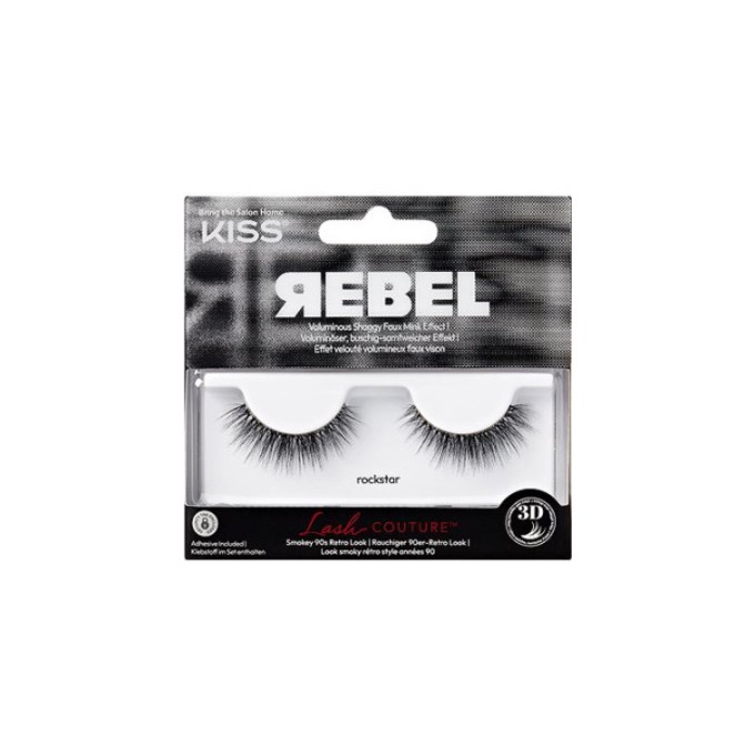 Kiss My Face Lash Couture Rebel Collection 03 Rockstar - Dirbtinės blakstienos