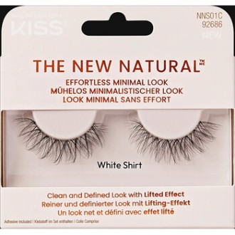 Kiss My Face The New Natural 01 White Shirt Lashes - Dirbtinės blakstienos