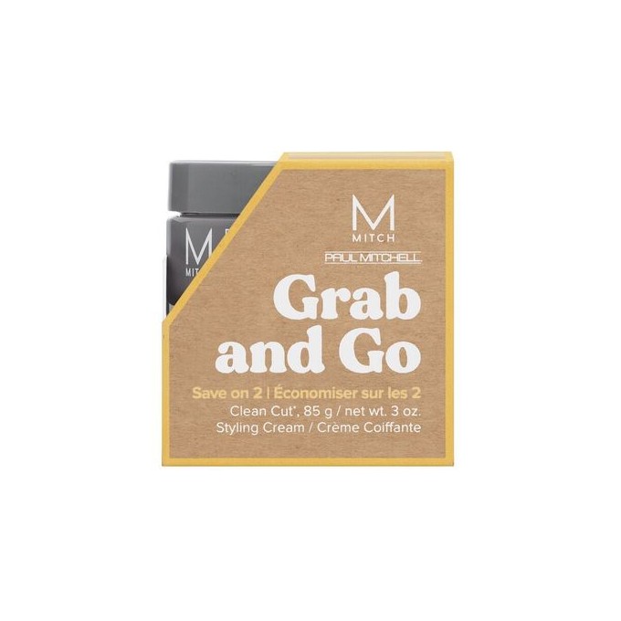 Paul Mitchell Clean Cut Duo Grab & Go Set - Pusiau matinių plaukų formavimo kremų rinkinys, 85 g