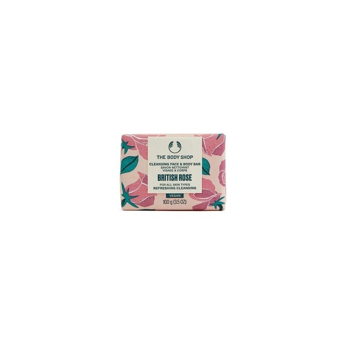 The Body Shop British Rose Cleansing Face & Body Bar 100 g