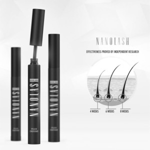 Nanolash Eyelash Serum - serumas, skatinantis blakstienų augimą, 3 ml 2