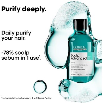 L´Oréal Professionnel Scalp Advanced Anti-Oiliness Shampoo - valomasis šampūnas nuo riebalų 2