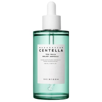 SKIN1004 Madagascar Centella Tea-Trica Relief Ampoule - veido serumas probleminei, aknės paveiktai