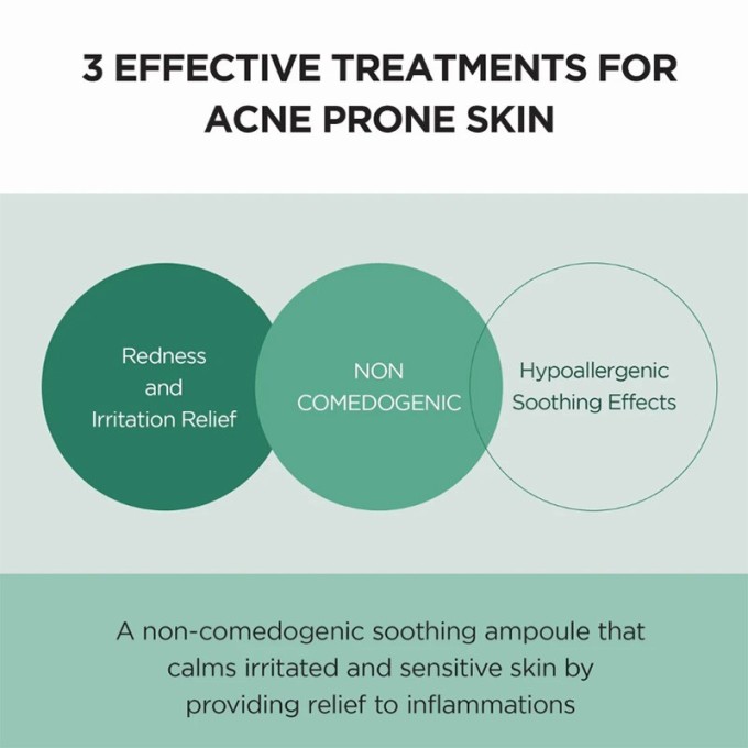 SKIN1004 Madagascar Centella Tea-Trica Relief Ampoule - veido serumas probleminei, aknės paveiktai