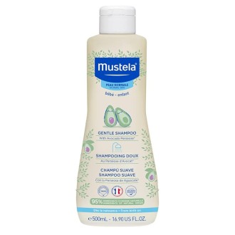 Mustela Gentle Shampoo - švelnus šampūnas su natūraliu avokadu, 500 ml