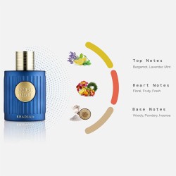 Khadlaj Azure Velvet Extrait de Parfum kvepalai, 100 ml