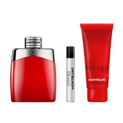 Mont Blanc Legend Red Gift set EDP 100 ml, miniature EDP 7.5 ml and shower gel 100 ml