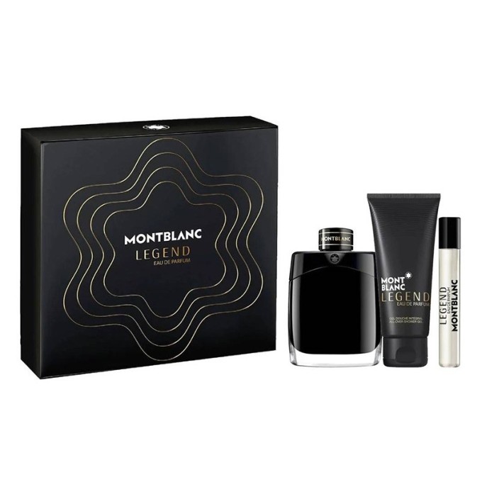 Mont Blanc Legend Dovanų rinkinys EDP 100 ml, dušo želė 100 ml ir mini EDP 7.5 ml vyrams