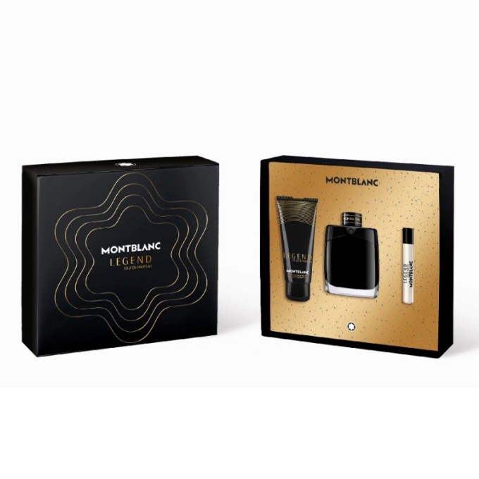 Mont Blanc Legend Gift set EDP 100 ml, shower gel 100 ml and miniature