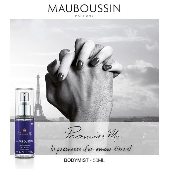 Mauboussin Promise Me gift set – kūno dulksnų rinkinys, 3 x 50 ml