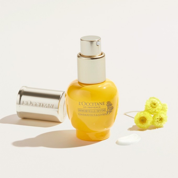 L´occitane Immortelle Divine Eye & Lip Contour - akių ir lūpų kontūro gelis, 15 ml