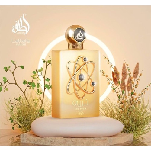 Lattafa Tharwah Gold EDP kvepalai unisex, 100 ml