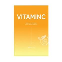 Barulab Vitamin C Brightening The Clean Vegan Mask - Minkštinanti ir šviesinanti veido kaukė, 23. 