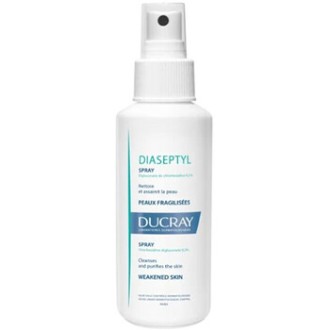 Ducray Diaseptyl Spray - Antibakterinis dezinfekuojantis purškalas pažeistai odai, 125 ml