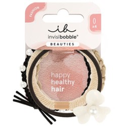 Invisibobble Beauties Flower Pearl - Gumička do vlasů 4 ks