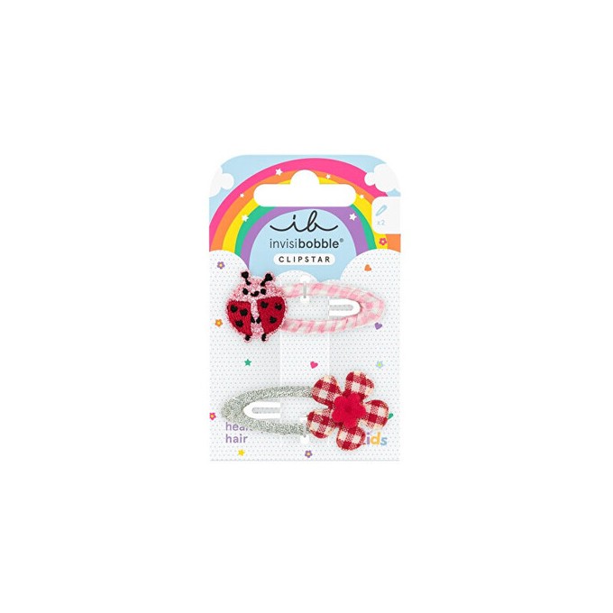 Invisibobble Snap Clip Kids Happy Ladybird - Sponka do vlasů 2 ks