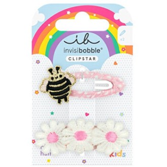 Invisibobble Snap Clip Kids Happy Spring Bee - Sponka do vlasů 2 ks