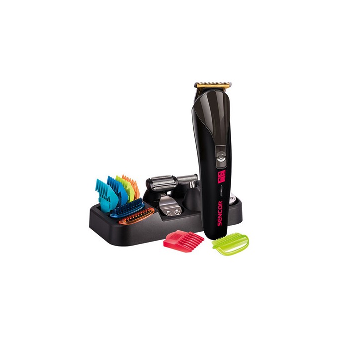 Sencor SHP 7411BK - Daugiafunkcinė plaukų ir barzdos kirpimo mašinėlė