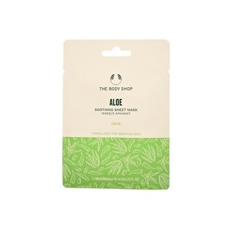 The Body Shop Aloe Soothing Sheet Mask - Raminanti šveičiamoji veido kaukė 18 ml