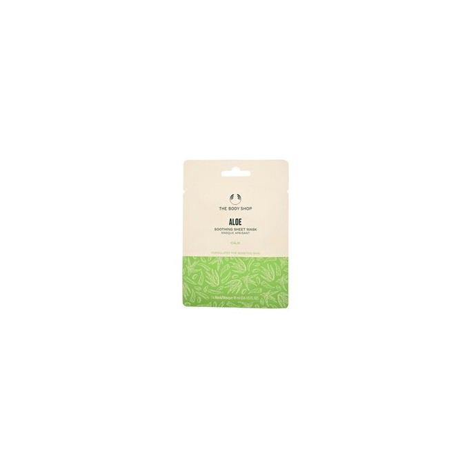 The Body Shop Aloe Soothing Sheet Mask - Raminanti šveičiamoji veido kaukė 18 ml