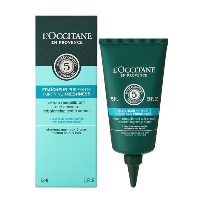 L´occitane Purifying Freshness Rebalancing Scalp Essence (normal to oily hair) - balansuojantis