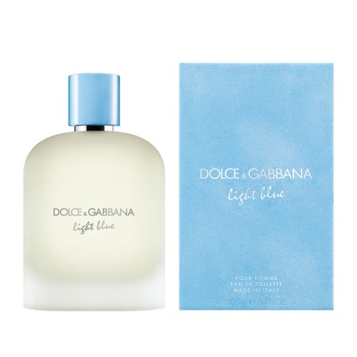 Dolce Gabbana Light Blue pour Homme Eau de Toilette New kvepalai vyrams, 200 ml
