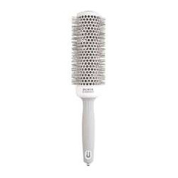 Olivia Garden Expert Blowout Speed Round Brush Wavy Bristles White & Grey ( 45 mm )