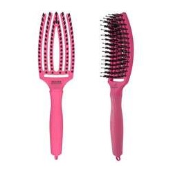 Olivia Garden Fingerbrush Combo Medium Hot Pink - Plaukų šepetys